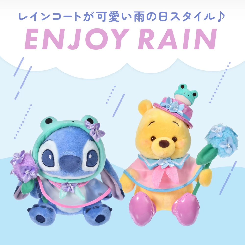 レインコートが可愛い雨の日スタイル♪ENJOY RAIN