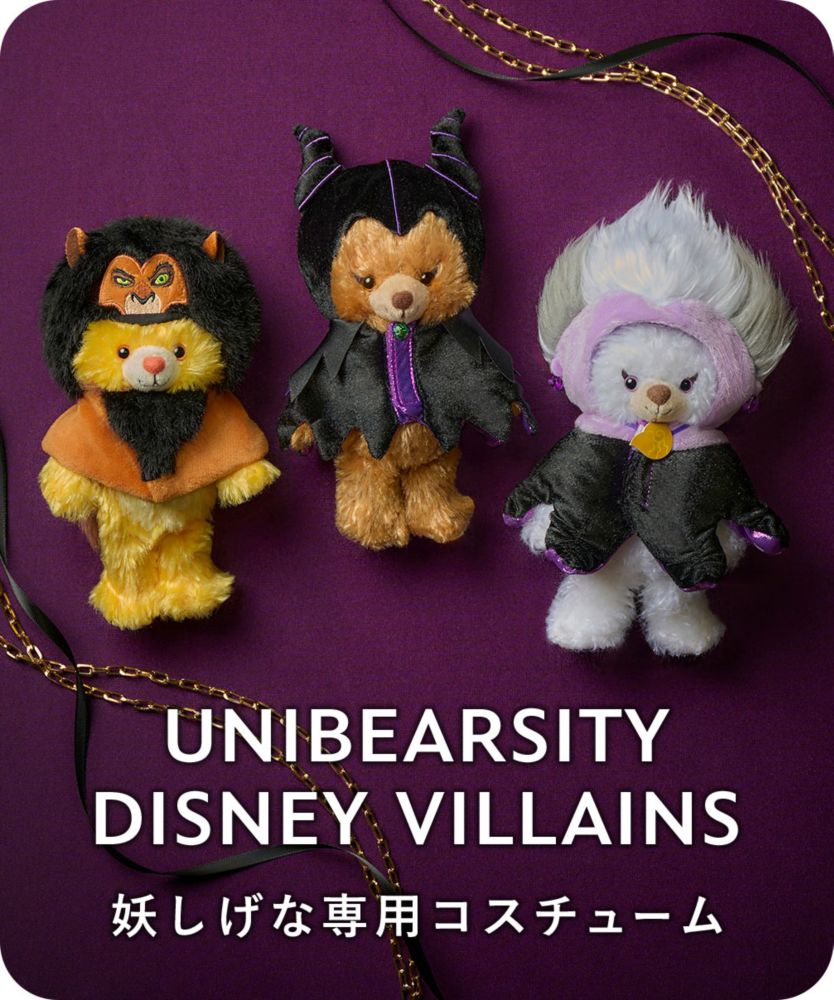 UNIBEARSITY DISNEY VILLAINS 妖しげな専用コスチューム