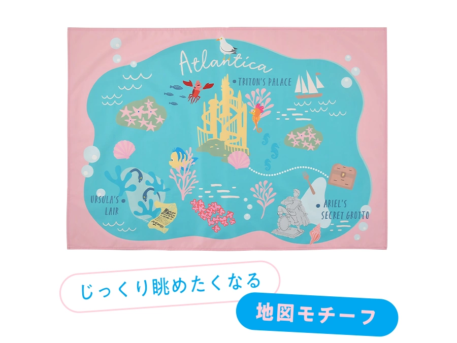 じっくり眺めたくなる地図モチーフ
