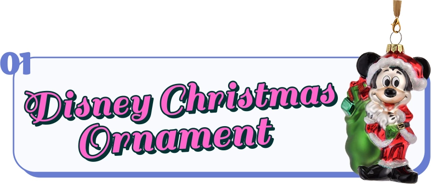 01 Disney Christmas Ornament
