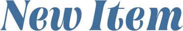 NEW ITEM