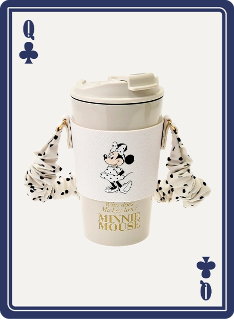 ミニー タンブラー ステンレス ホルダー付き Minnie’s DOT STYLE
