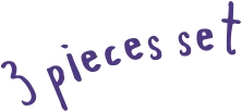 3pieces set