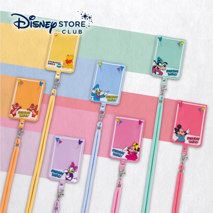 Background image of ＜ディズニーストアクラブ＞交換プレミアムコレクションにカラフルなフォンタブ＆ストラップのシリーズが登場！
