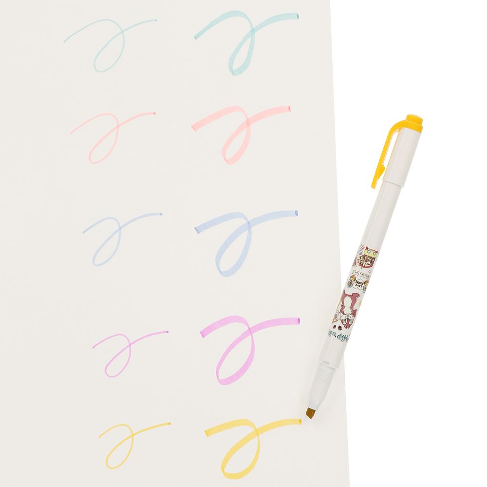 ラインマーカー〈マイルドライナー〉5色5本 ミッキーマウスと仲間たち