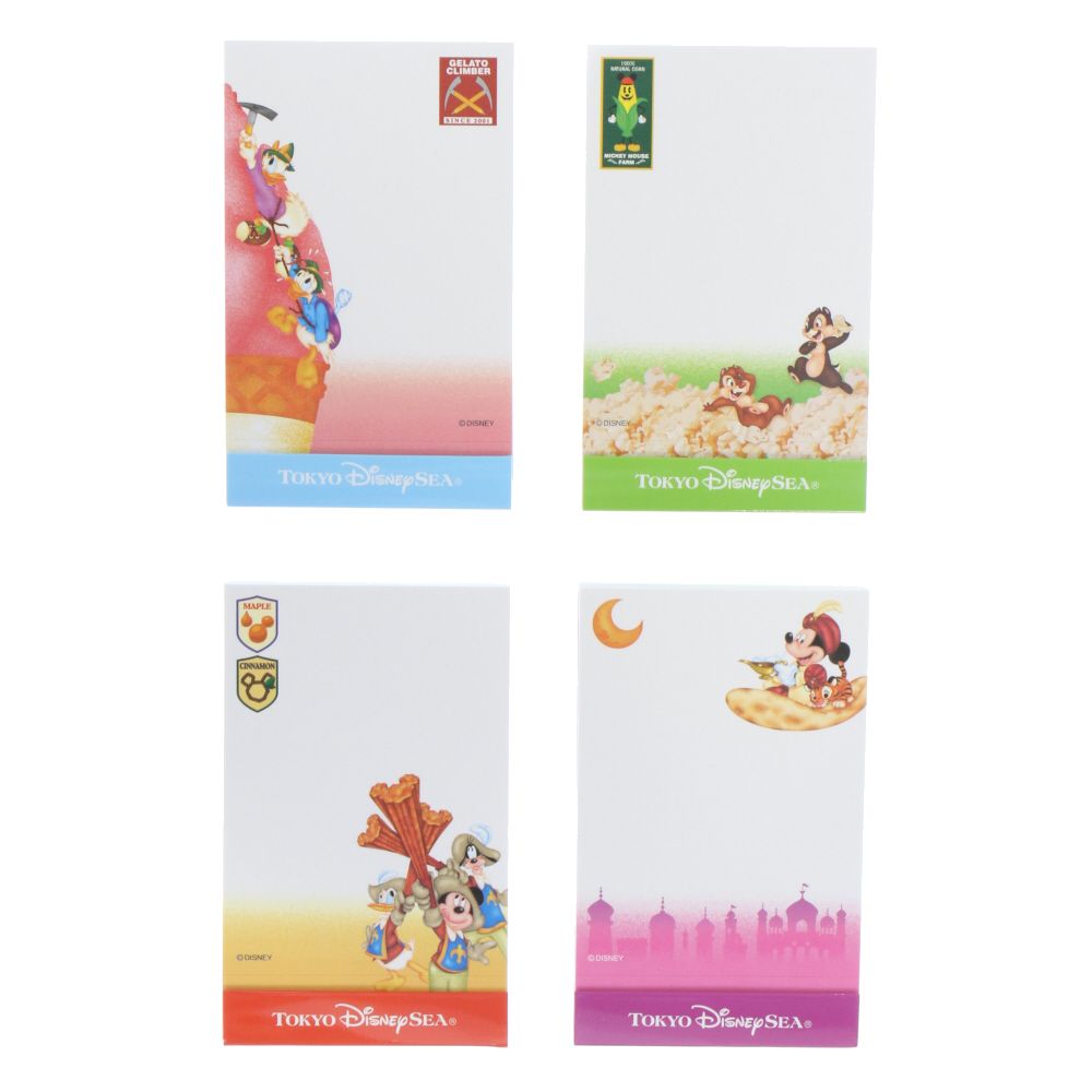 メモ8個 ミッキーマウスと仲間たち