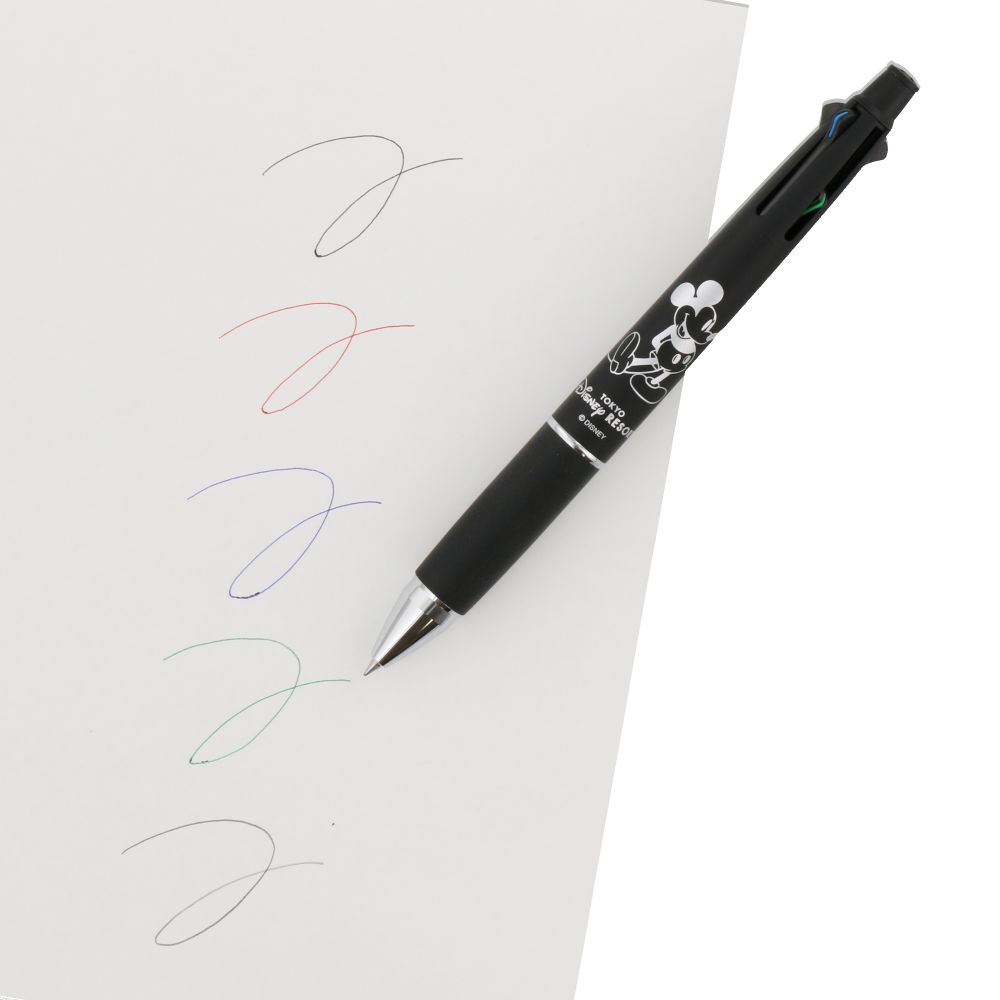 ボールペン4色＆シャープペンシル〈ジェットストリーム〉 ミッキー