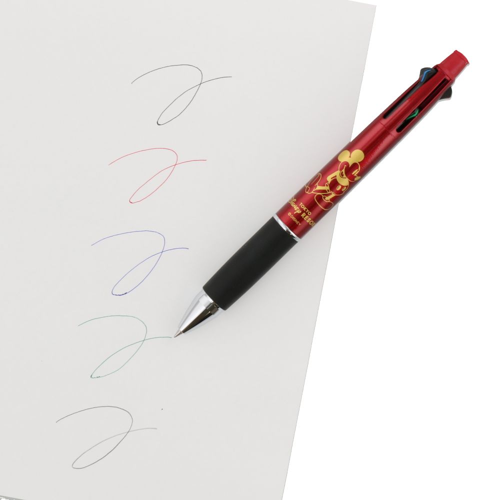 ボールペン4色＆シャープペンシル〈ジェットストリーム〉 ミッキー