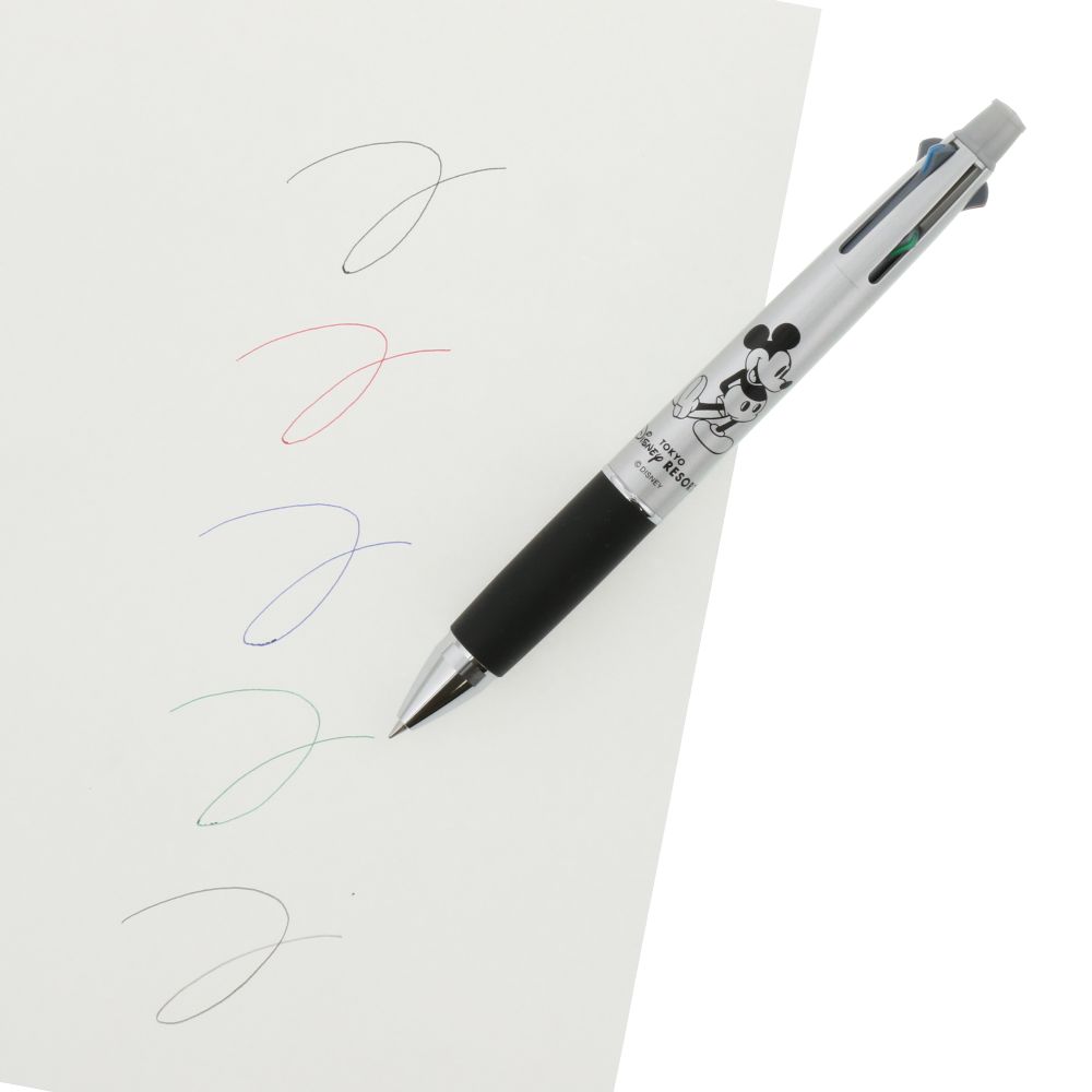 ボールペン4色＆シャープペンシル〈ジェットストリーム〉 ミッキー