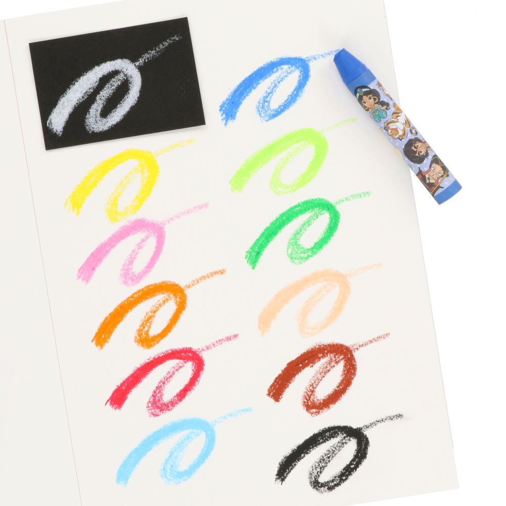 クレヨン12色 スケッチブック ミッキーマウスと仲間たち