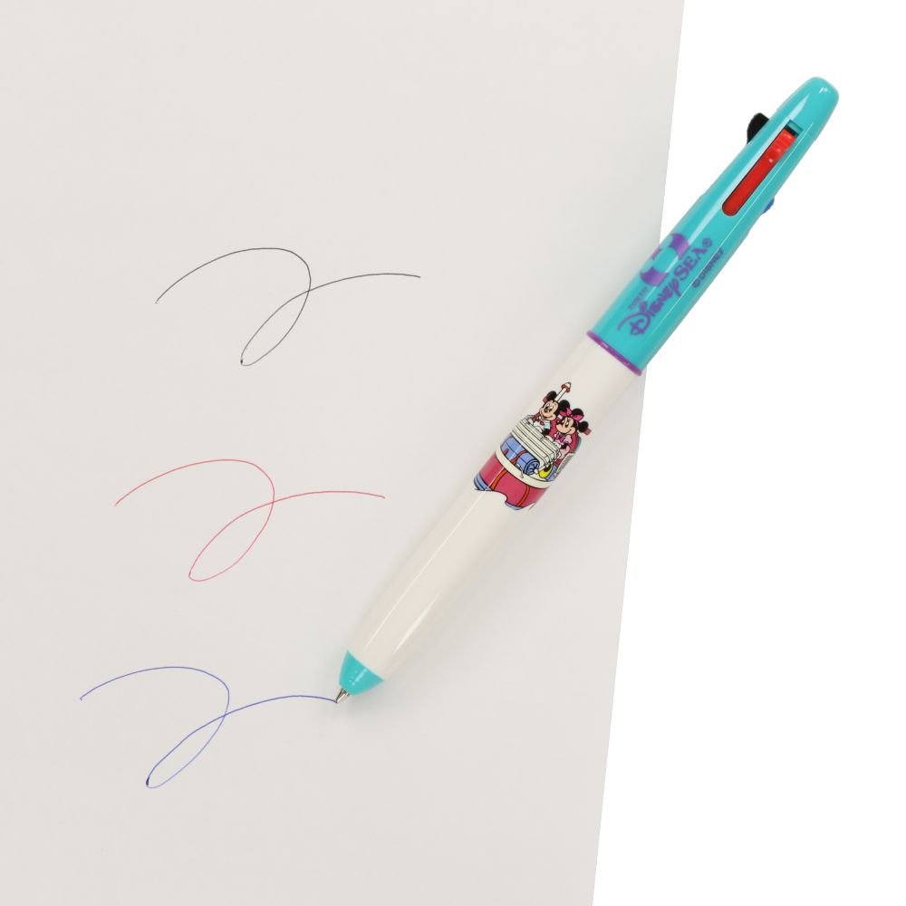 多色ボールペン3色 ミッキー ミニー