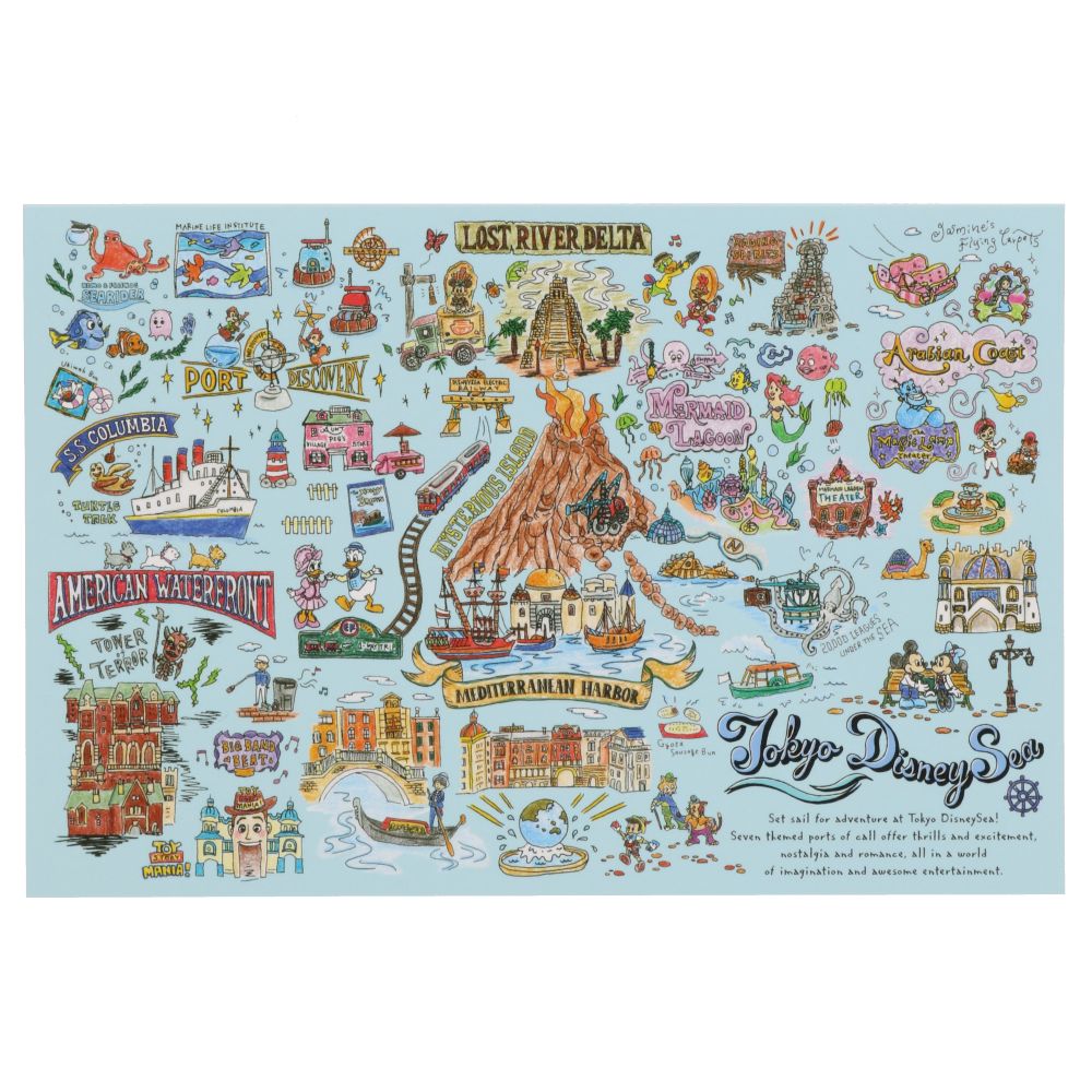 ポストカード2枚 東京ディズニーリゾート