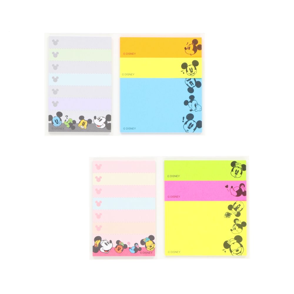 ふせん5個 ミッキーマウスと仲間たち