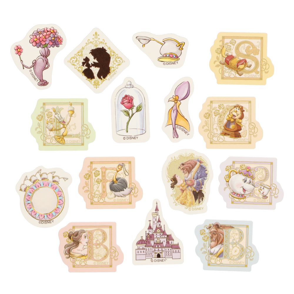 シール缶付 美女と野獣