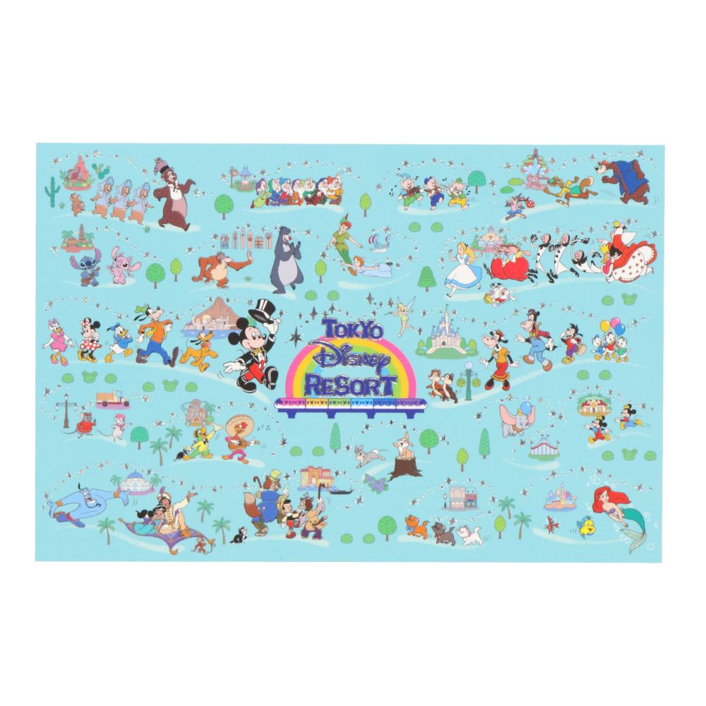 ポストカード ミッキーマウスと仲間たち