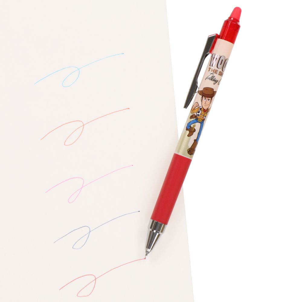 ボールペン〈フリクション〉5色5本 トイ・ストーリー