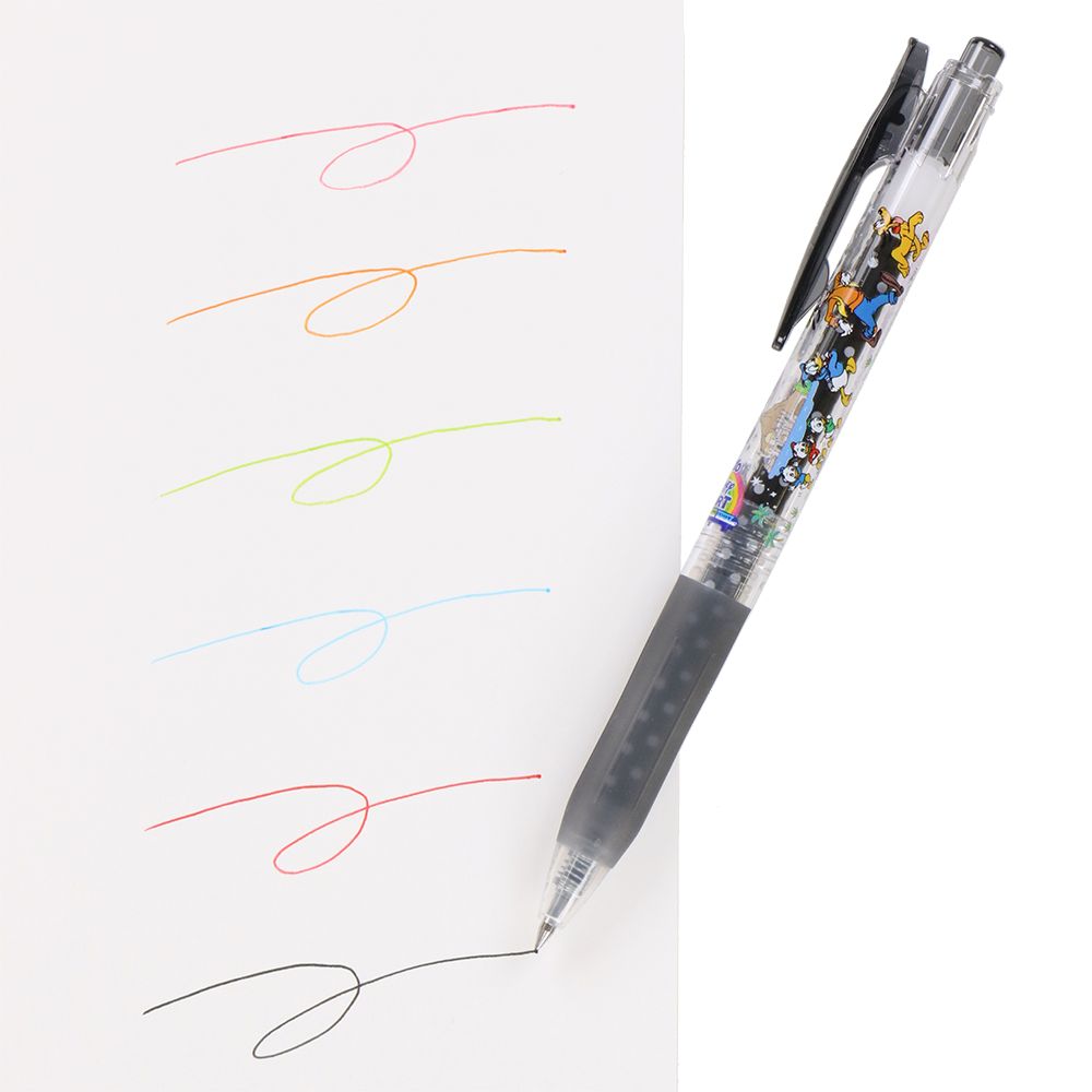 ボールペン〈サラサ〉6色6本 ミッキーマウスと仲間たち