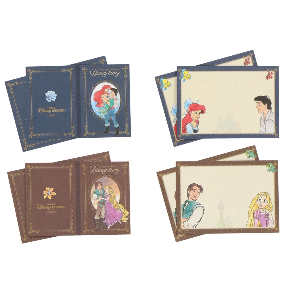メモ4個 ディズニープリンセス