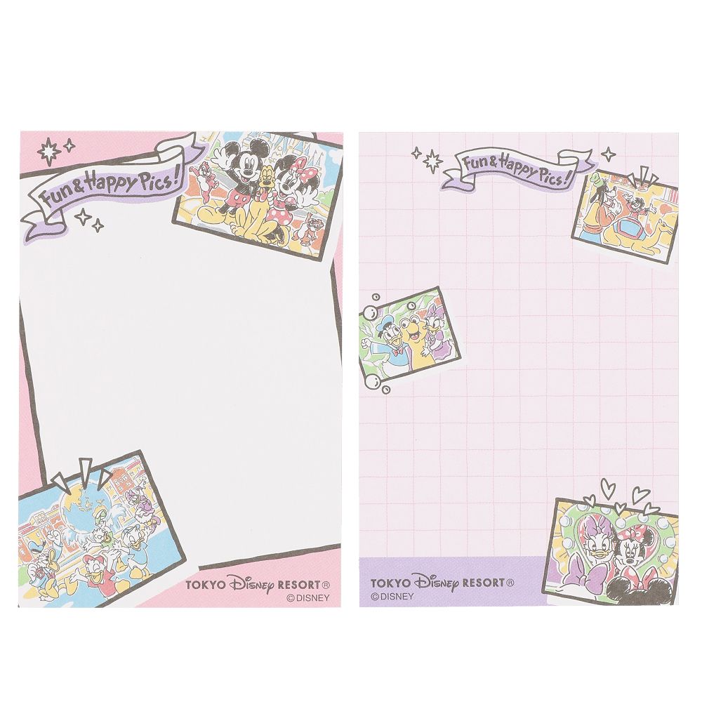 メモ6個 ミッキーマウスと仲間たち