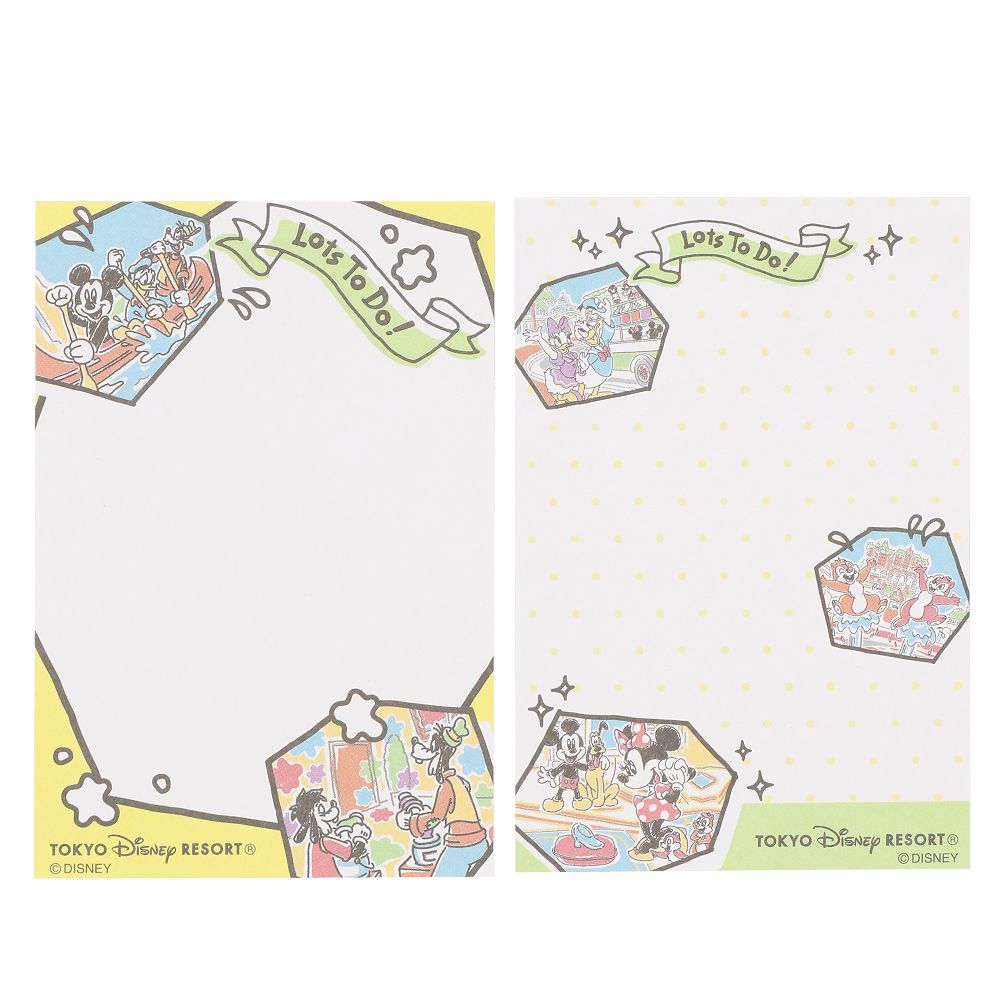 メモ6個 ミッキーマウスと仲間たち