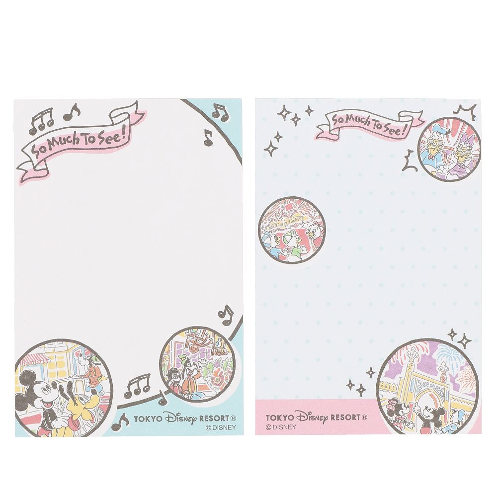 メモ6個 ミッキーマウスと仲間たち