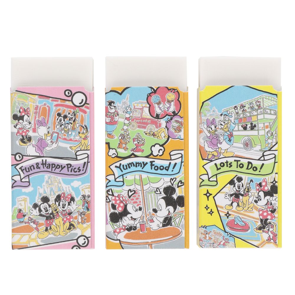 消しゴム〈MONO〉6個 ミッキーマウスと仲間たち