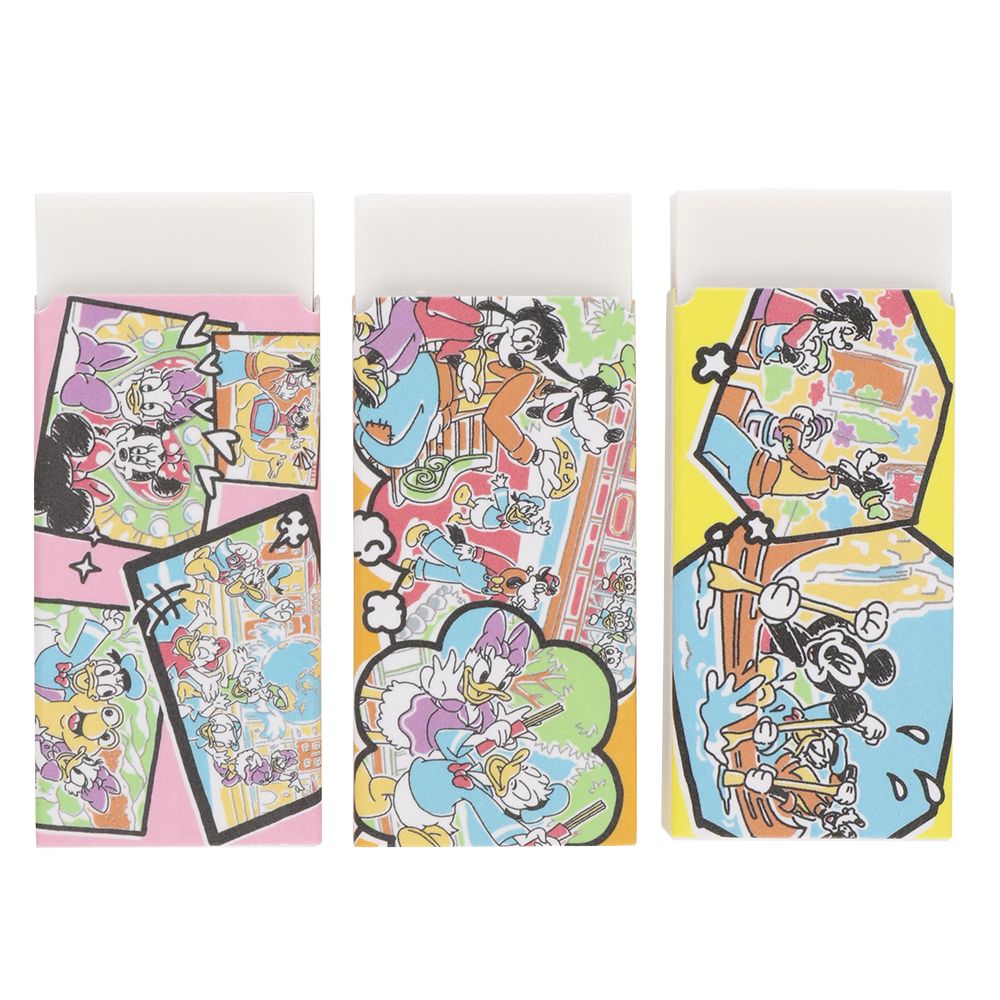 消しゴム〈MONO〉6個 ミッキーマウスと仲間たち