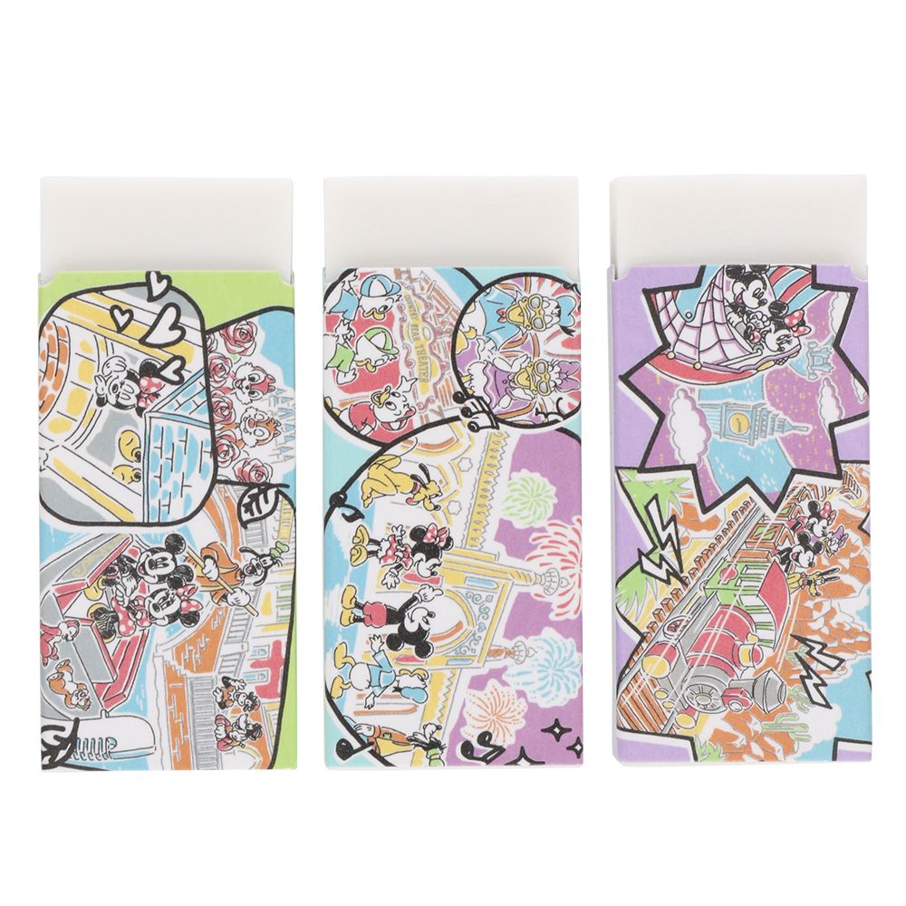 消しゴム〈MONO〉6個 ミッキーマウスと仲間たち