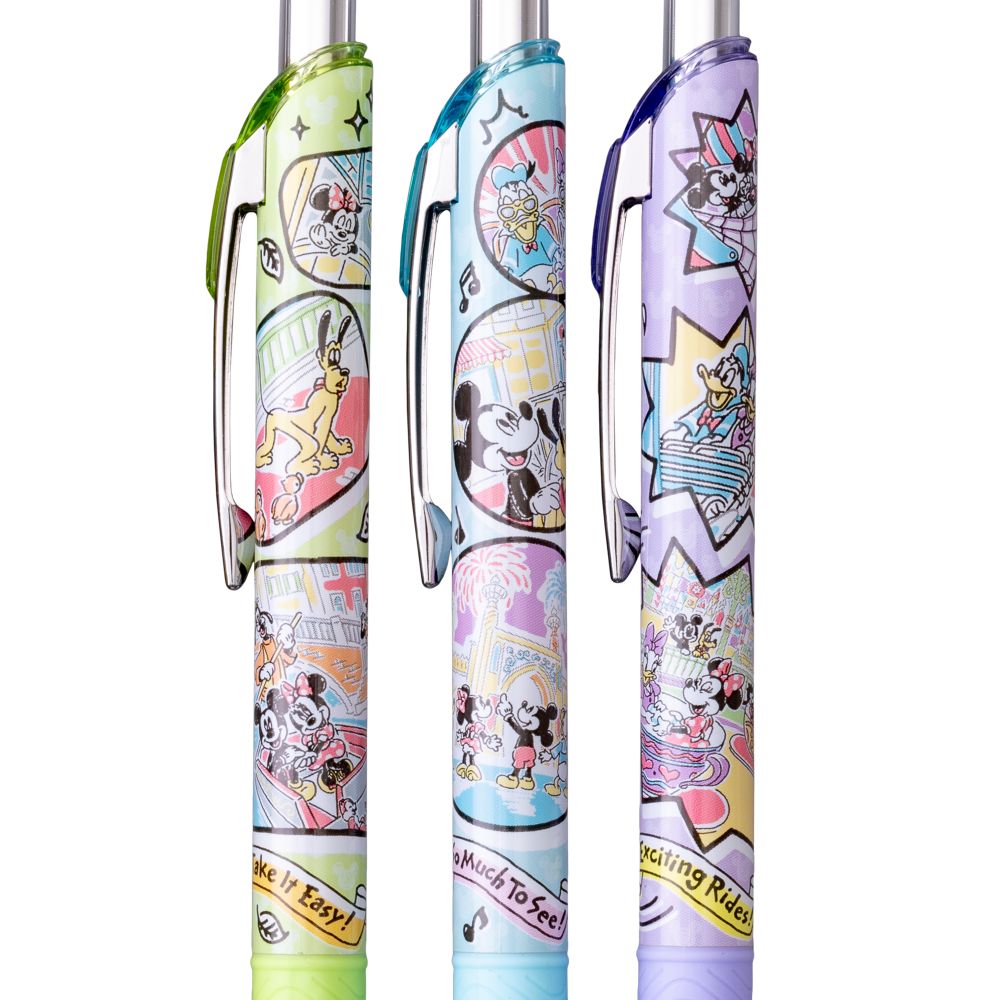 ボールペン〈エナージェル〉黒6本 ミッキーマウスと仲間たち
