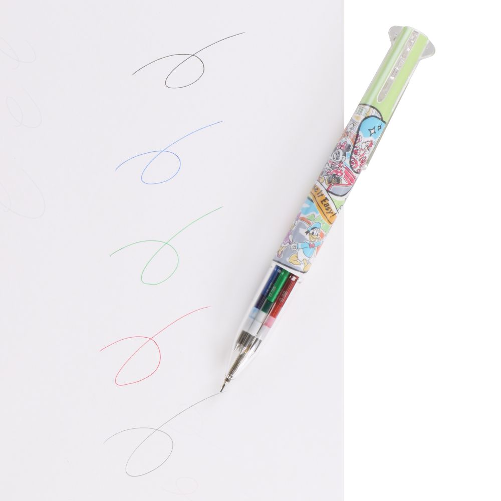 ボールペン4色＆シャープペンシル〈スタイルフィット〉 ミッキーマウスと仲間たち