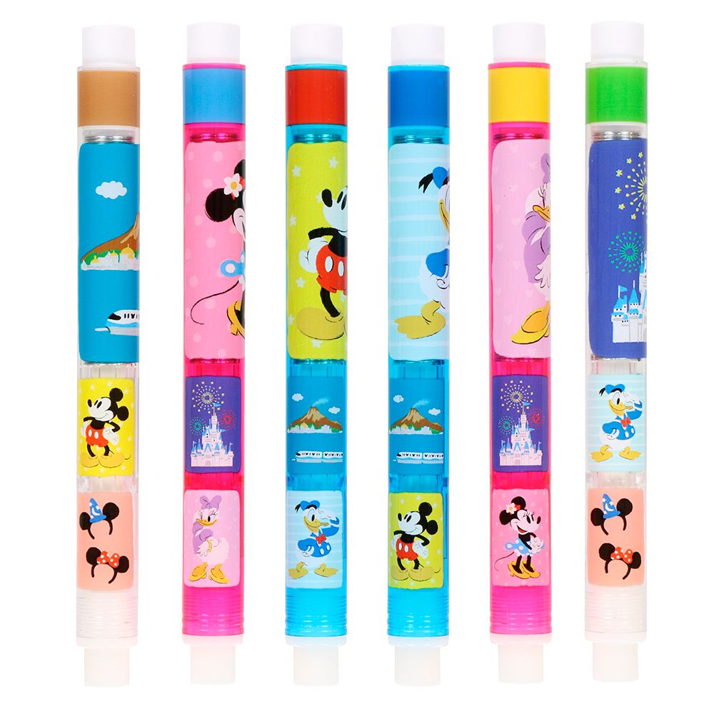 消しゴム〈MONO〉6本 ミッキーマウスと仲間たち