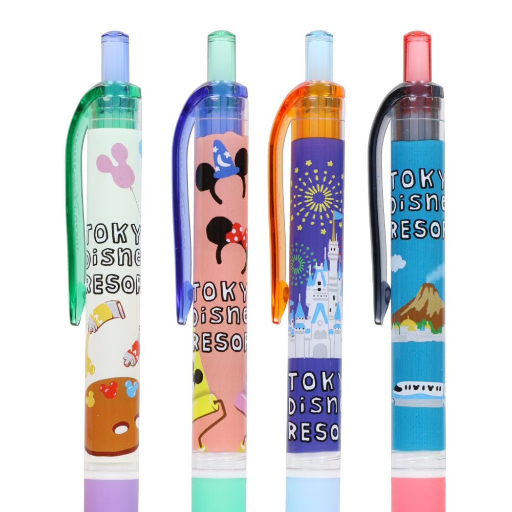 ボールペン〈シグノ〉8色8本 ミッキーマウスと仲間たち