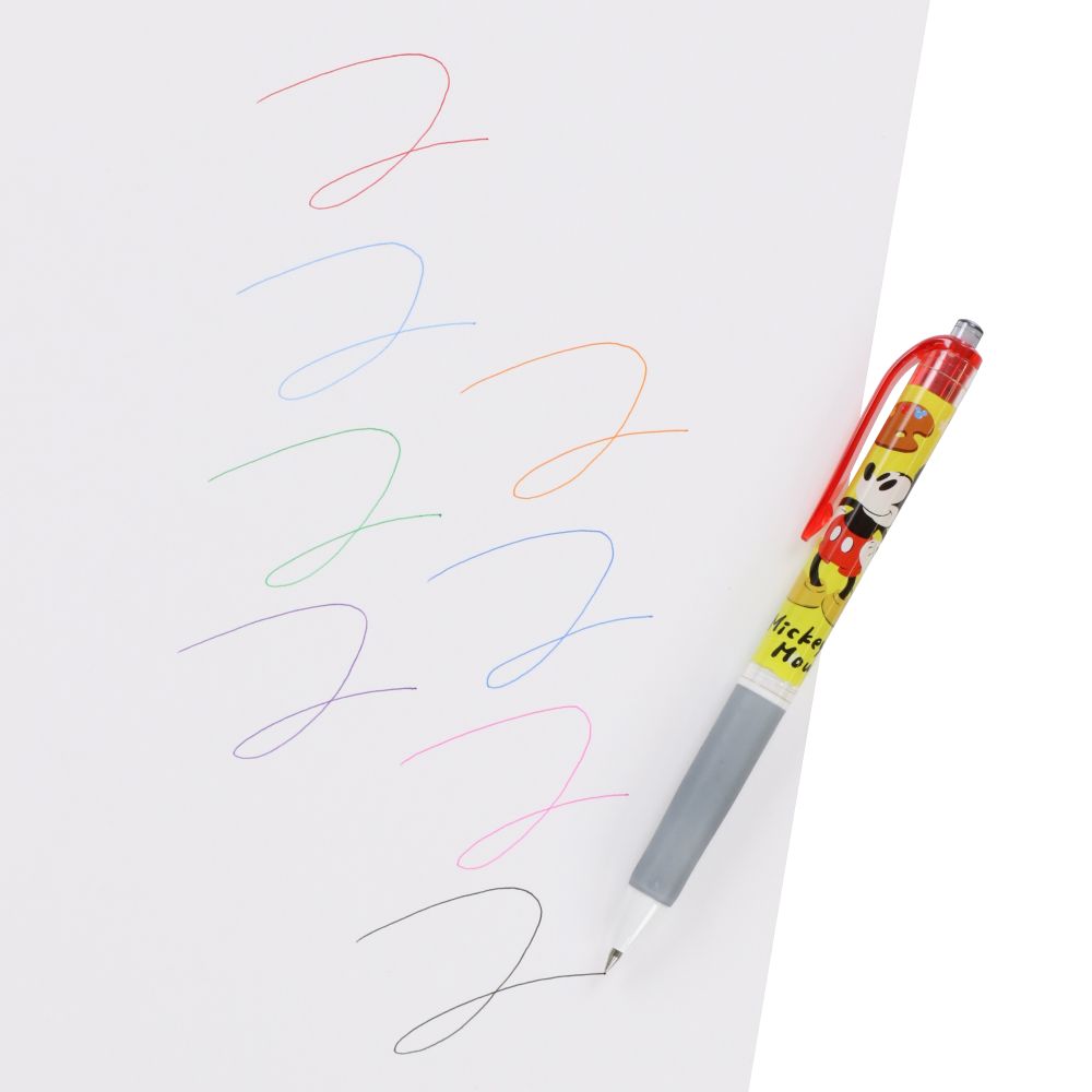 ボールペン〈シグノ〉8色8本 ミッキーマウスと仲間たち