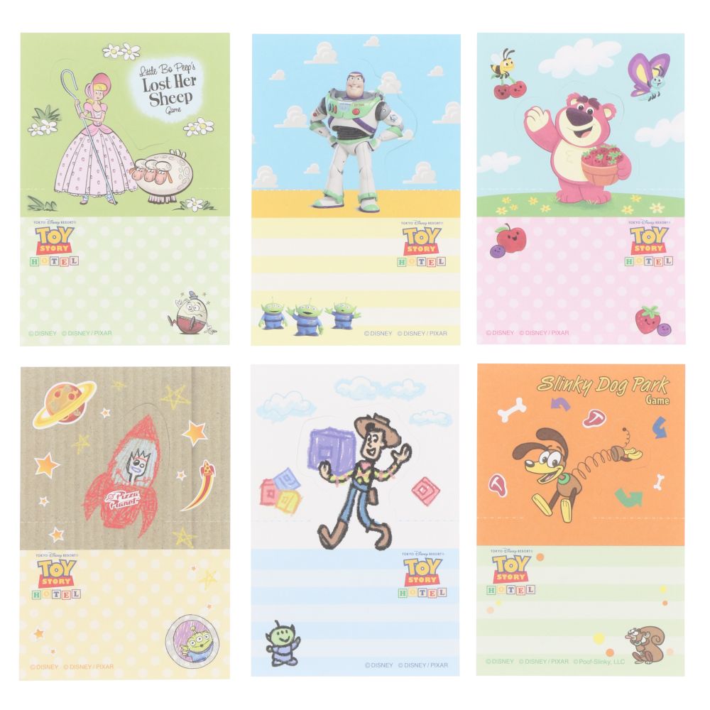 メモ6個 トイ・ストーリー