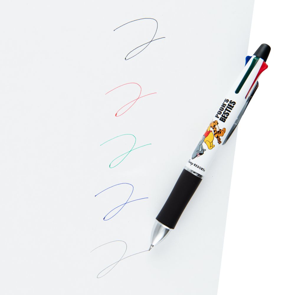 ボールペン4色＆シャープペンシル〈Dr.Grip〉 くまのプーさん