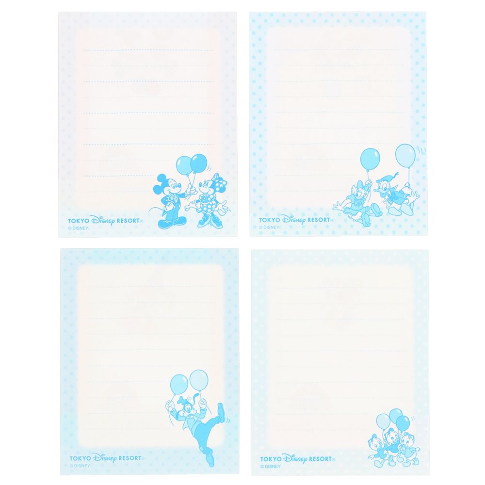 おりがみメモ シール付 ミッキーマウスと仲間たち