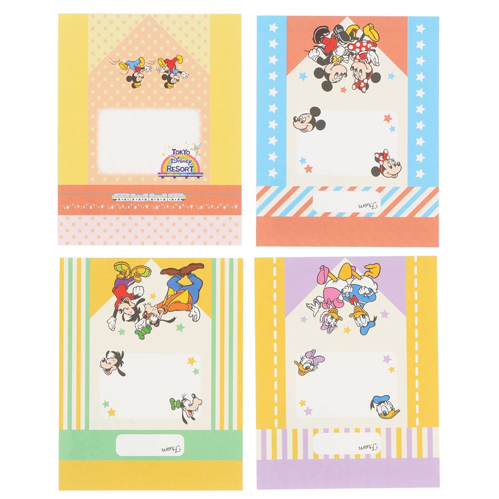 おりがみメモ シール付 ミッキーマウスと仲間たち