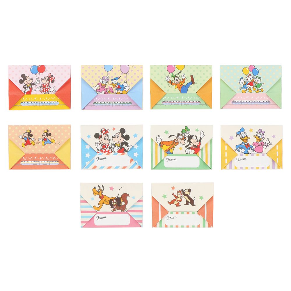 おりがみメモ シール付 ミッキーマウスと仲間たち