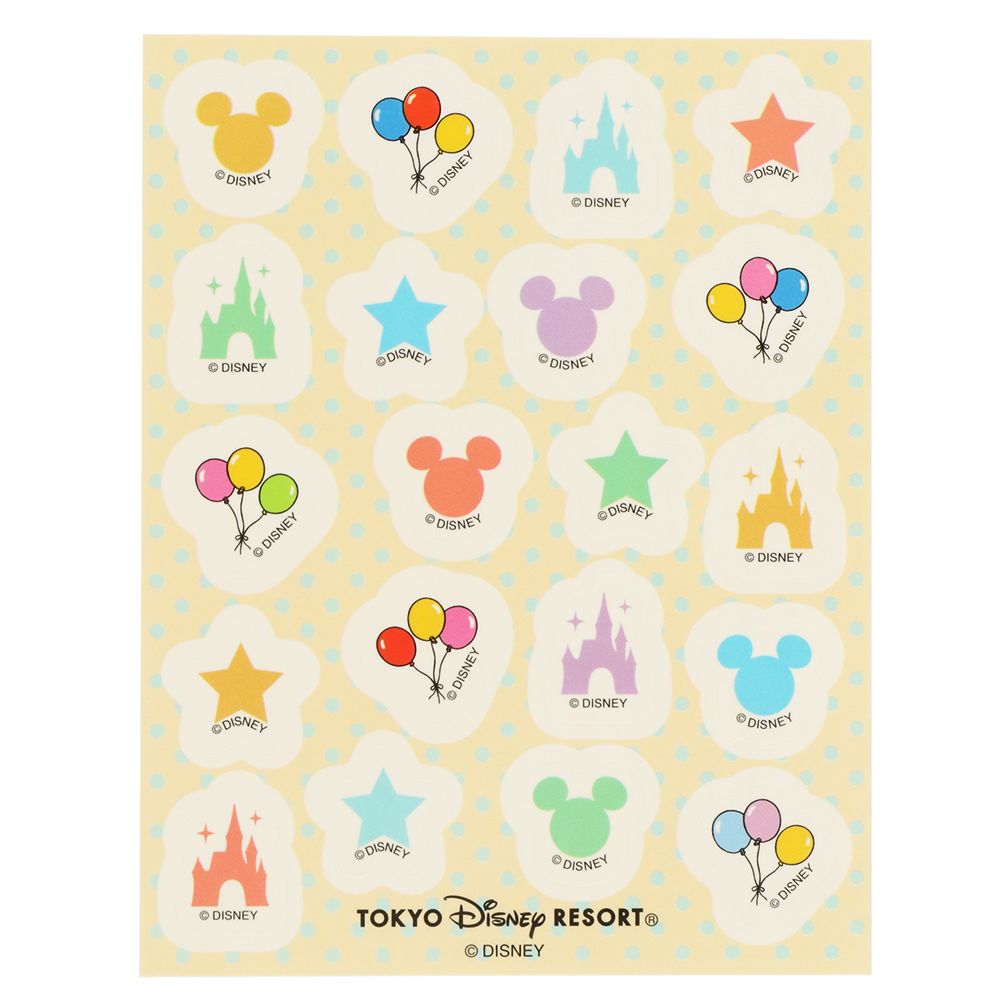 おりがみメモ シール付 ミッキーマウスと仲間たち