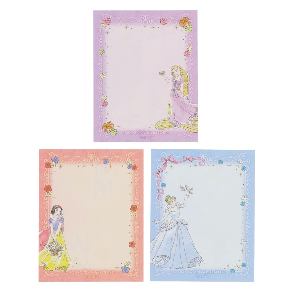 おりがみメモ シール付 ディズニープリンセス