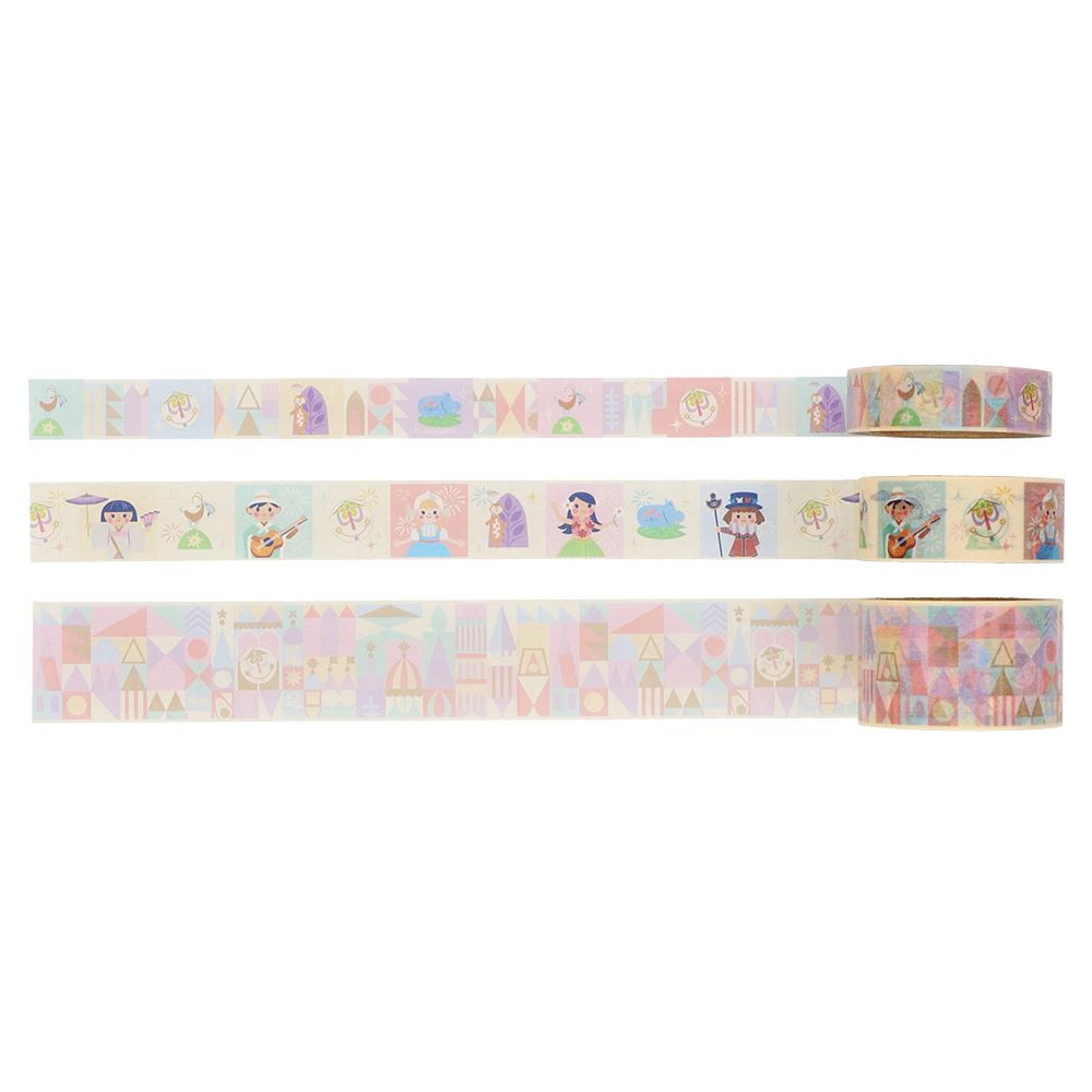 マスキングテープ3個 イッツ・ア・スモールワールド