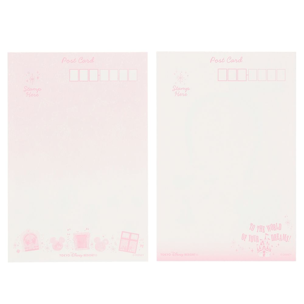 ポストカードクリアホルダー付 東京ディズニーリゾート