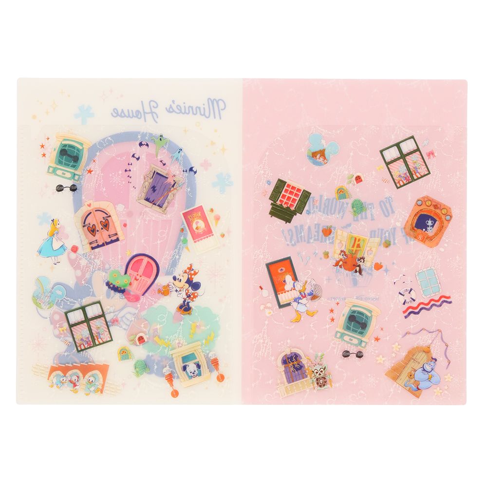 ポストカードクリアホルダー付 東京ディズニーリゾート