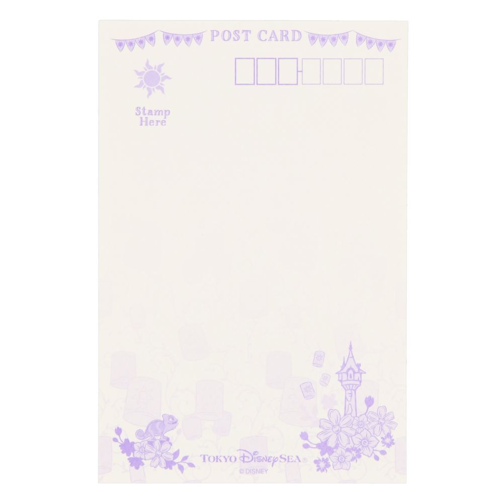 ポストカード グリーティングカード 塔の上のラプンツェル