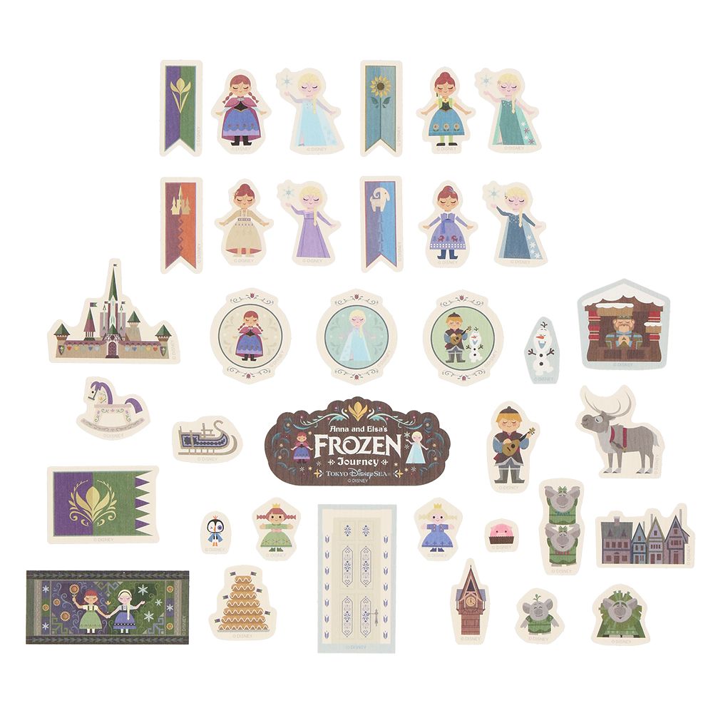 シール缶付 アナと雪の女王