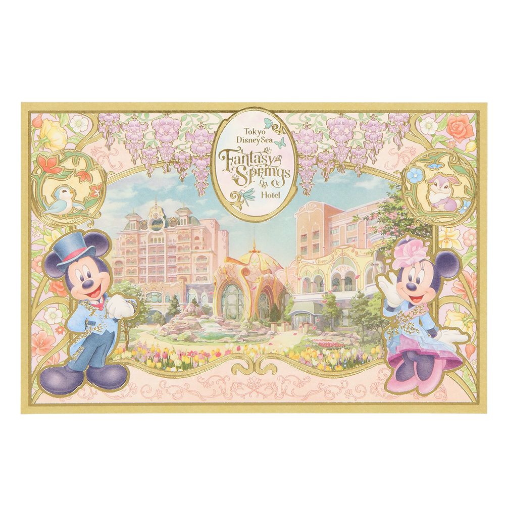 ポストカード2枚 ミッキー ミニー