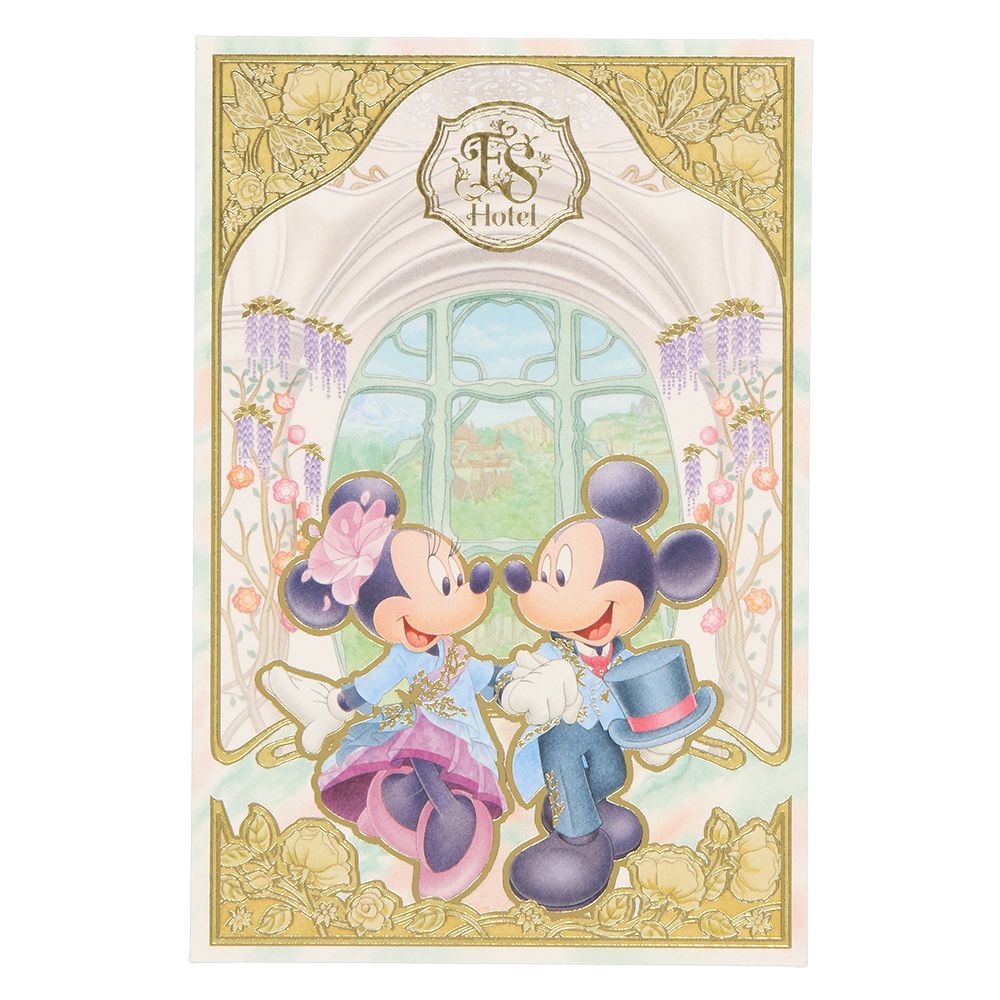 ポストカード2枚 ミッキー ミニー