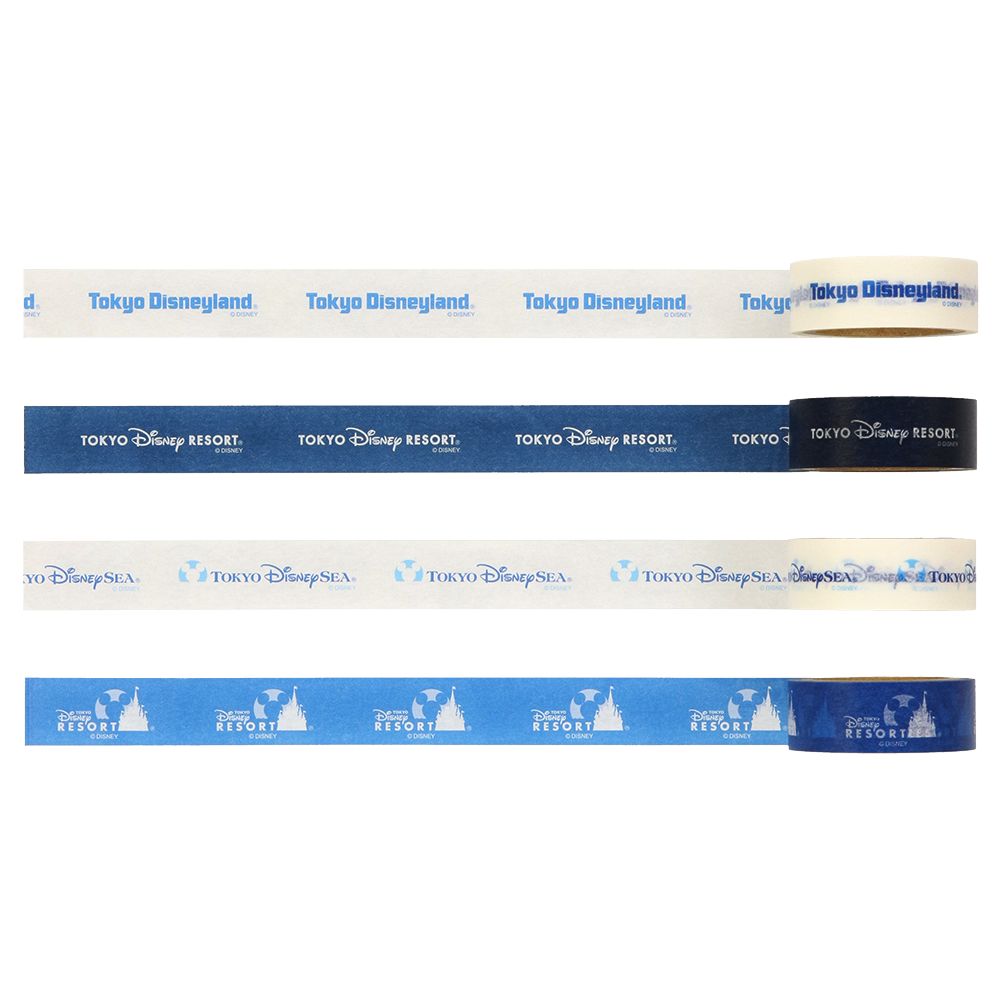 マスキングテープ4個 東京ディズニーリゾート
