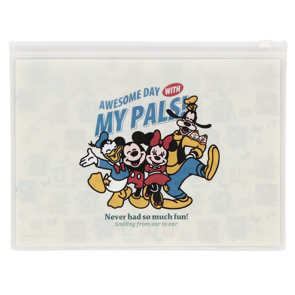 スライドジップケース3枚 ミッキーマウスと仲間たち