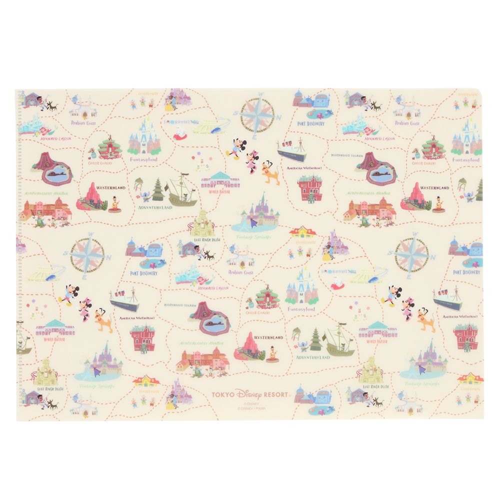 クリアホルダー3枚 東京ディズニーリゾート